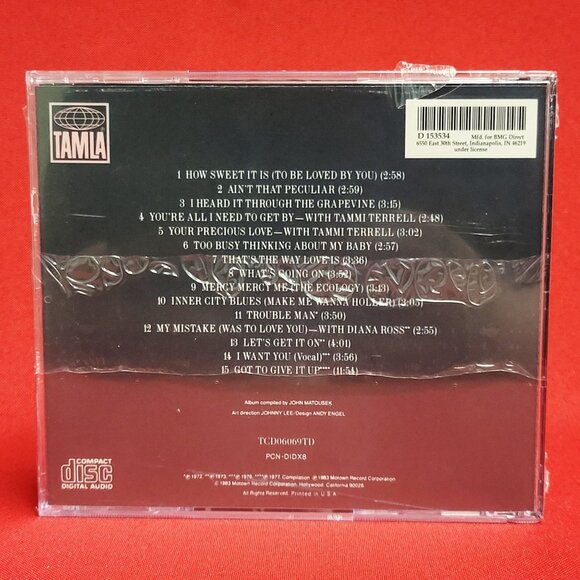 Marvin Gaye 15 Greatest Hits Compact Performances CD 1983 New Sealed - Picture 2 of 8